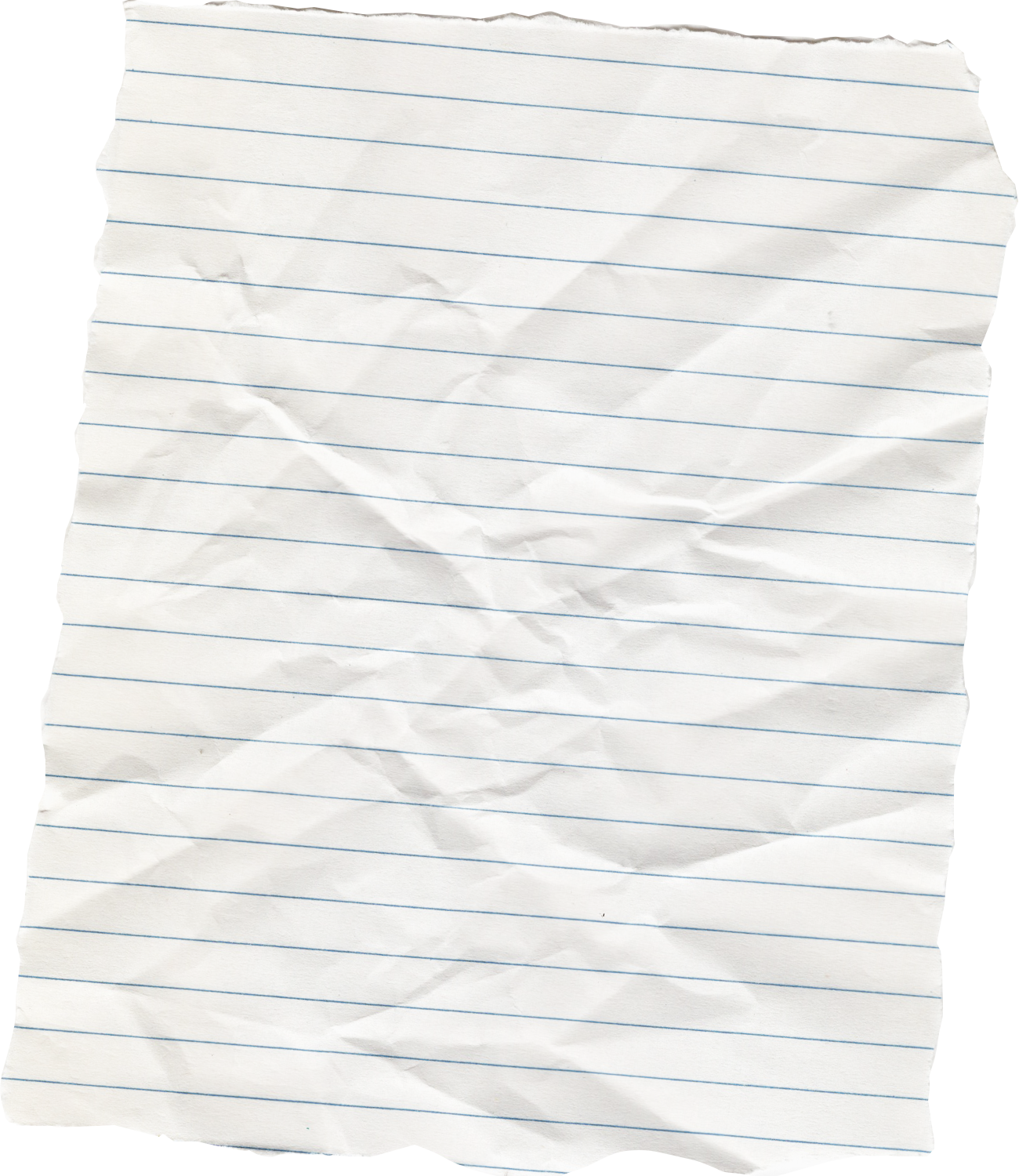 Scrapbook Cutout Lined White Paper